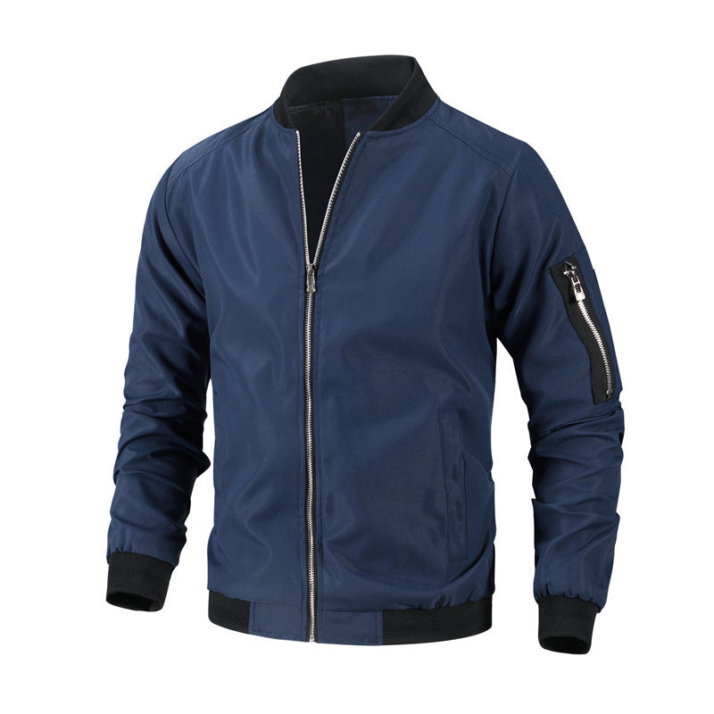 Casual Baseball Jacket Slim Fit