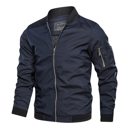 Casual Baseball Jacket Slim Fit